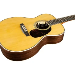 Martin Custom Shop 28 Style Adirondack Spruce-East Indian Rosewood Auditorium Acoustic-Electric Guitar Natural