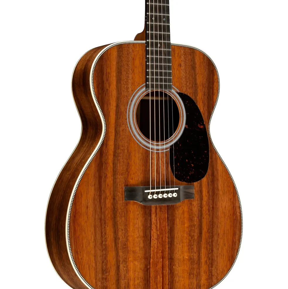 Martin Custom Shop All Flamed Koa Grand Auditorium Acoustic Guitar Natural