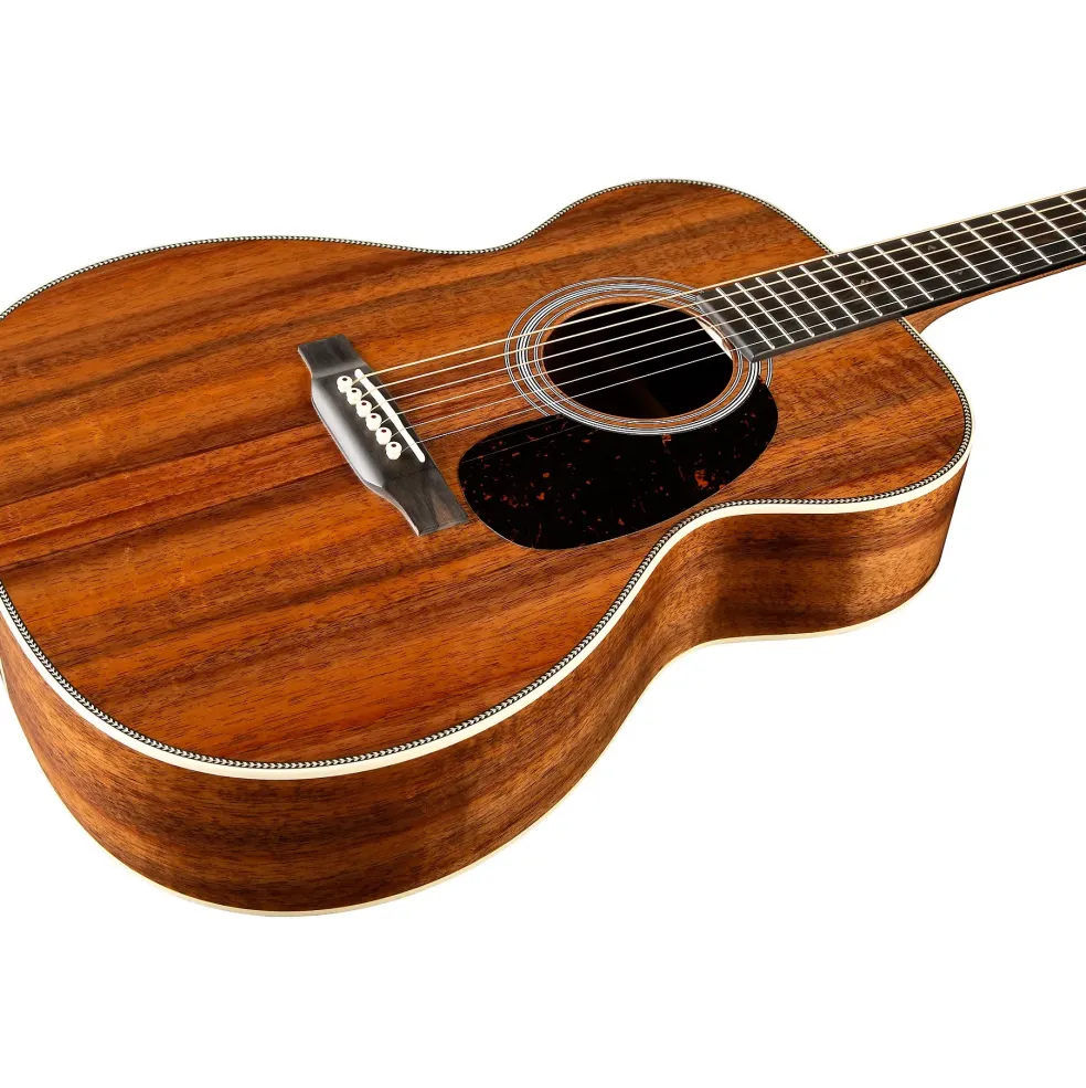 Martin Custom Shop All Flamed Koa Grand Auditorium Acoustic Guitar Natural