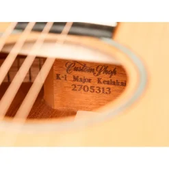 Martin Custom Shop K1 Major Kealakai Adirondack Spruce-Maple Acoustic Guitar Natural
