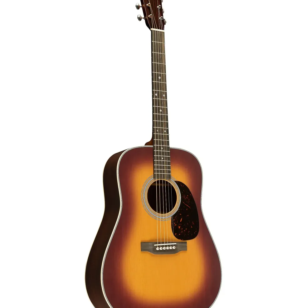 Martin D-28 Satin Acoustic Guitar Amber Burst