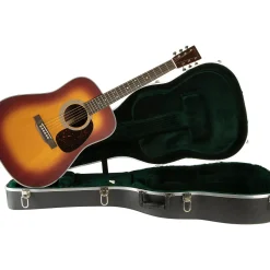Martin D-28 Satin Acoustic Guitar Amber Burst