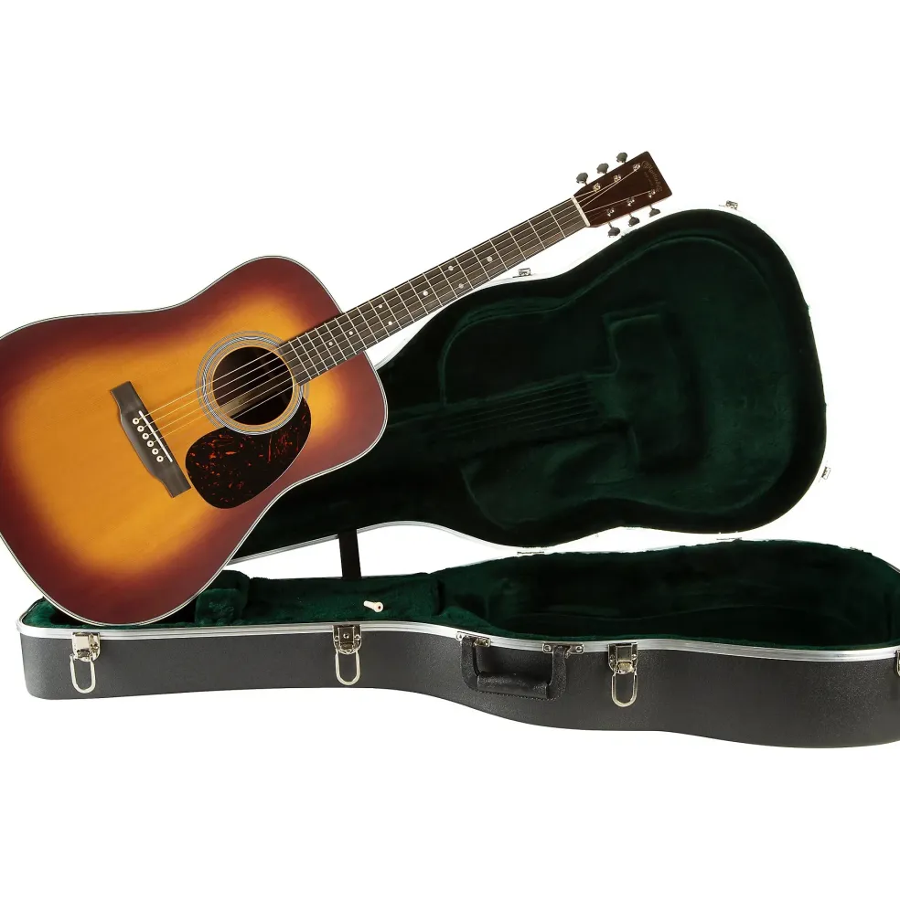 Martin D-28 Satin Acoustic Guitar Amber Burst