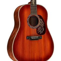 Martin Limited-Edition Hops and Barley Dreadnought Acoustic Guitar Toasted Burst