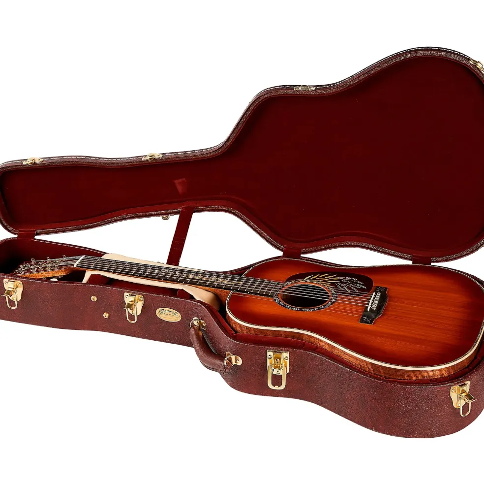 Martin Limited-Edition Hops and Barley Dreadnought Acoustic Guitar Toasted Burst
