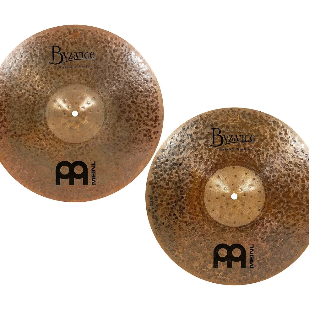 MEINL Byzance Big Apple Dark Hi-Hat Cymbals 15 in.