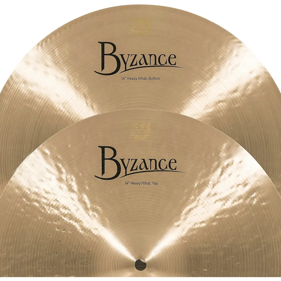 MEINL Byzance Heavy Hi-Hat Traditional Cymbals 14 in.