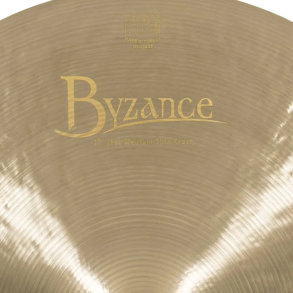MEINL Byzance Jazz Medium Thin Crash Cymbal 17 in.