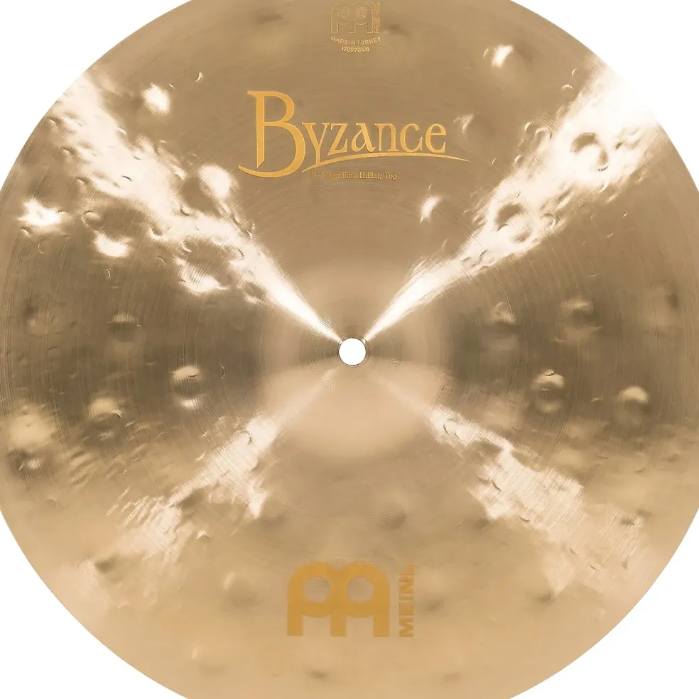 MEINL Byzance Jazz Thin Traditional Hi-Hat Cymbals Pair