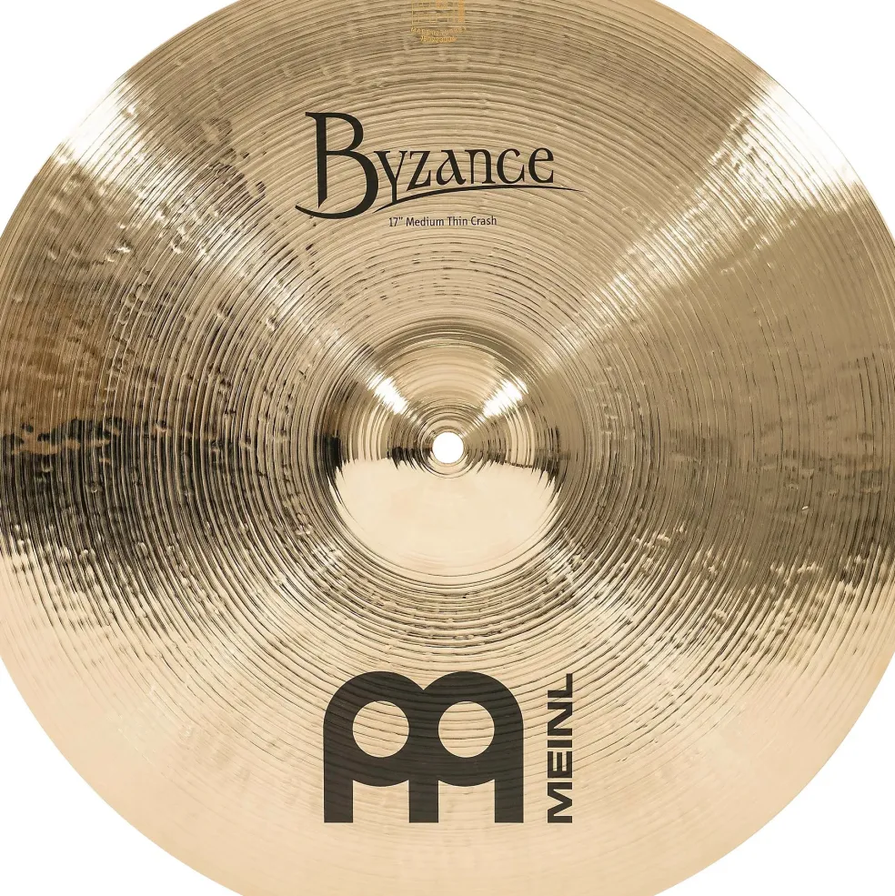 MEINL Byzance Medium Thin Crash Brilliant Cymbal 17 in.