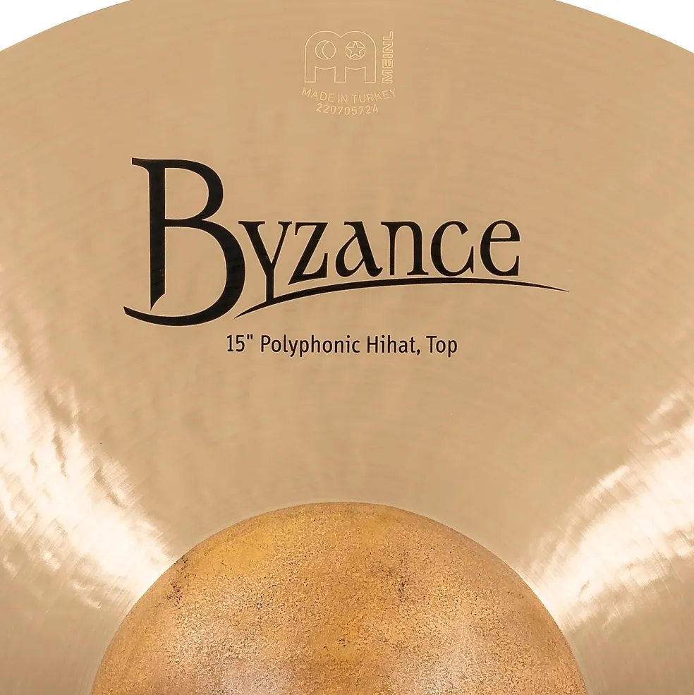 MEINL Byzance Polyphonic Hi-Hat Cymbals 15 in.