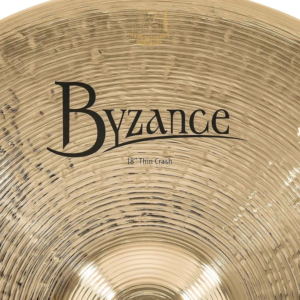 MEINL Byzance Thin Crash Brilliant Cymbal 18 in.