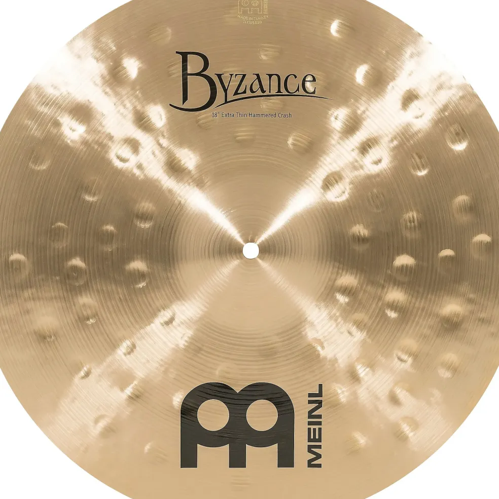 MEINL Byzance Traditional Extra Thin Hammered Crash Cymbal 18 in.