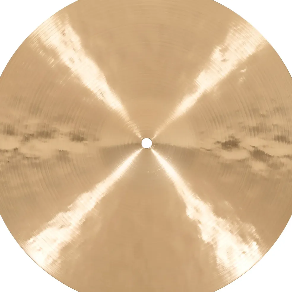 MEINL Byzance Traditional Extra Hammered Hi-Hat Cymbal Pair 15 in.