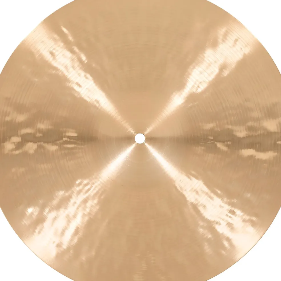 MEINL Byzance Traditional Extra Hammered Hi-Hat Cymbal Pair 15 in.