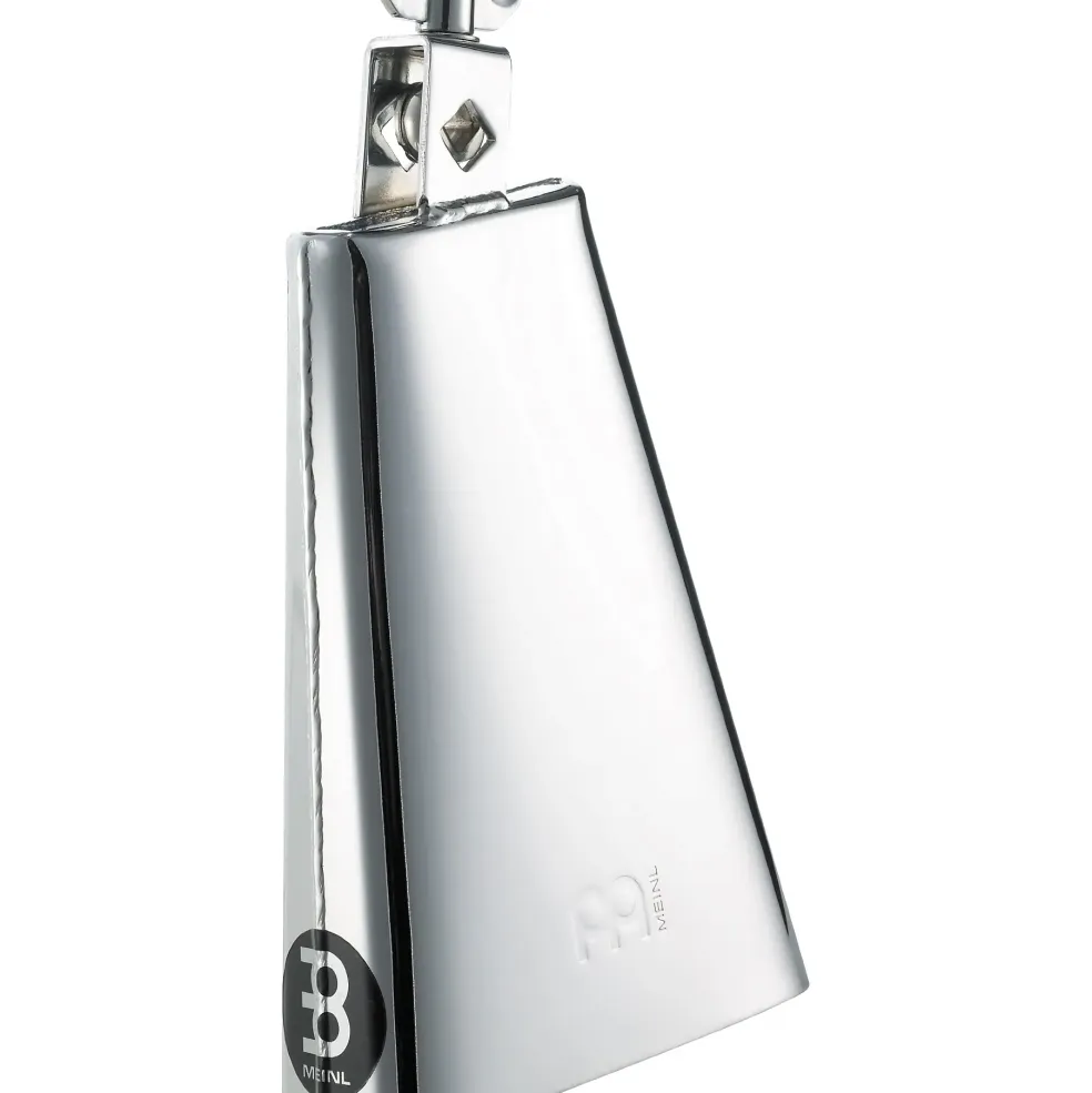 MEINL Chrome Steelbell Cowbell - Small Mouth 8 in.