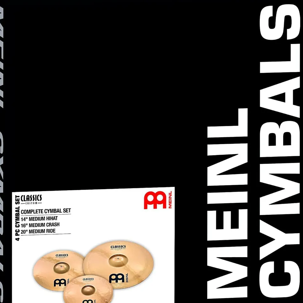 MEINL Classics Custom Brilliant Cymbal Box Set