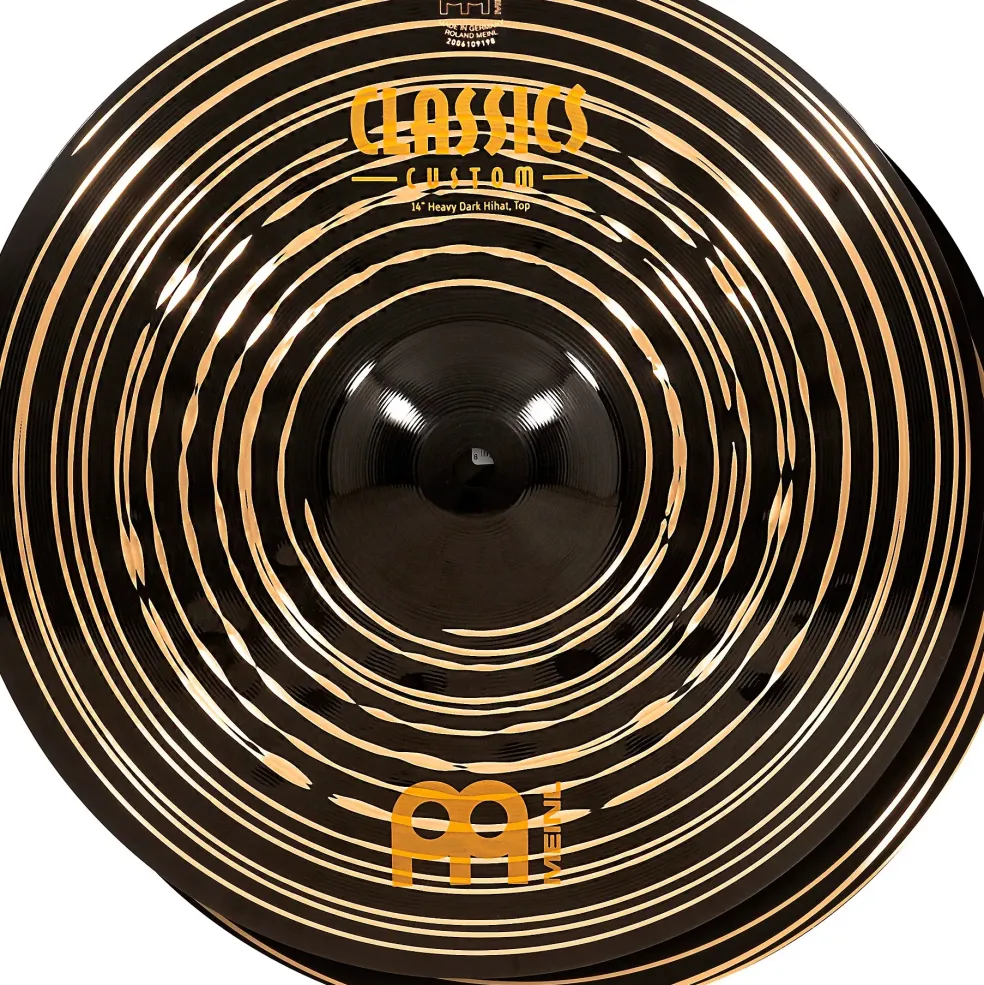 MEINL Classics Custom Dark Heavy Hi-Hat Cymbal Pair 14 in.