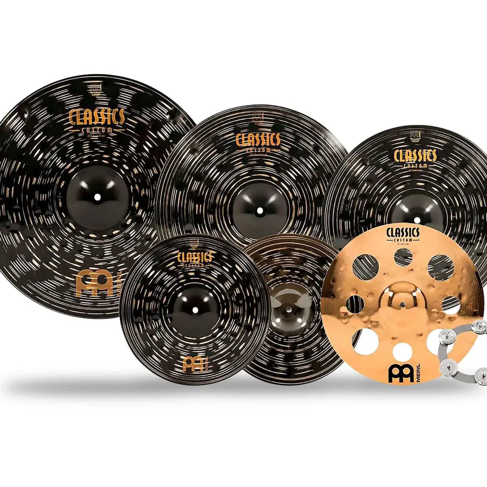 MEINL Classics Custom Dark Heavy Hi-Hat Cymbal Pair 14 in.
