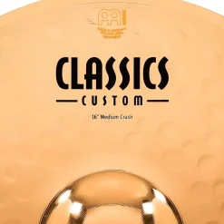 MEINL Classics Custom Medium Crash - Brilliant 16 in.