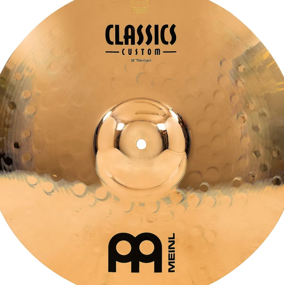 MEINL Classics Custom Thin Crash Brilliant Cymbal 16 in.