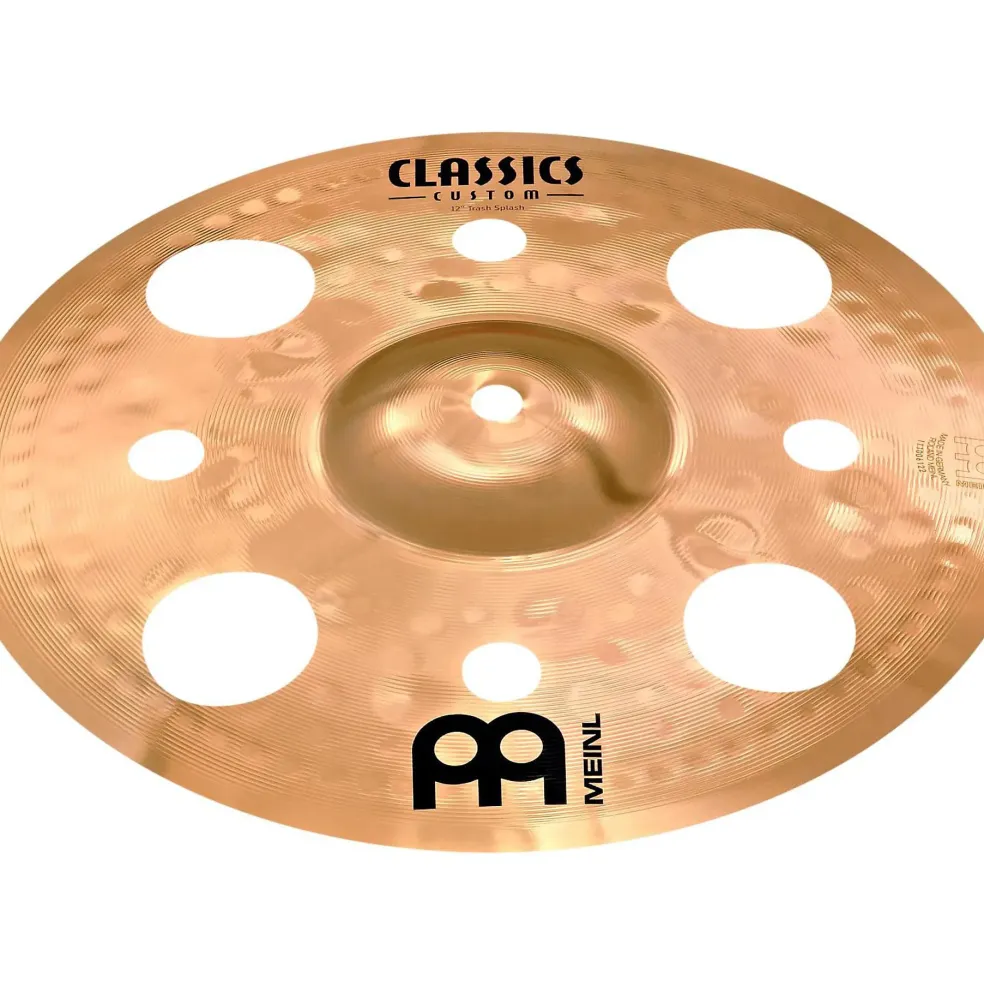MEINL Classics Custom Triple Bonus Pack Cymbal Box Set With Free 8" Bell, 10" Splash, 12" Trash Splash