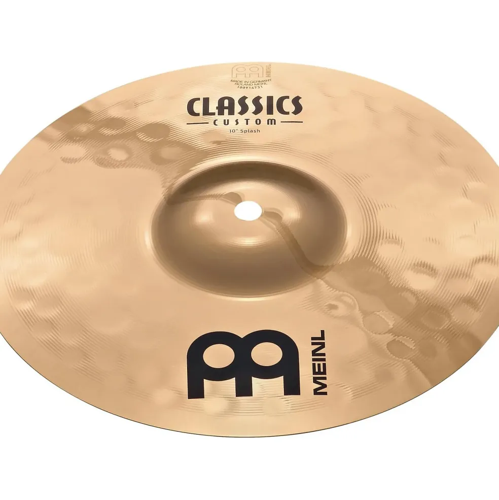 MEINL Classics Custom Triple Bonus Pack Cymbal Box Set With Free 8" Bell, 10" Splash, 12" Trash Splash