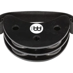 MEINL Foot Tambourine Steel Jingles Black