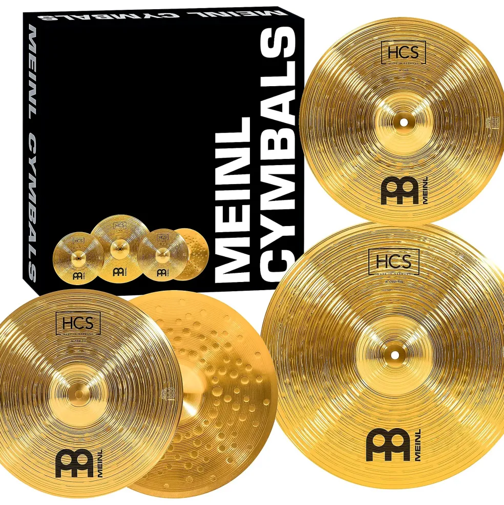 MEINL HCS Cymbal Set With Free 14" Crash