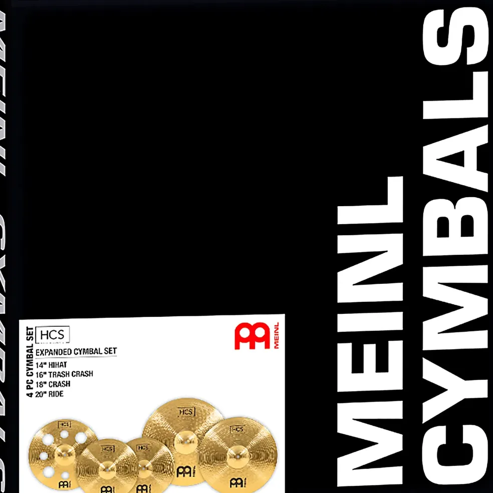 MEINL HCS Expanded Cymbal Set 14, 16, 18 and 20 in.