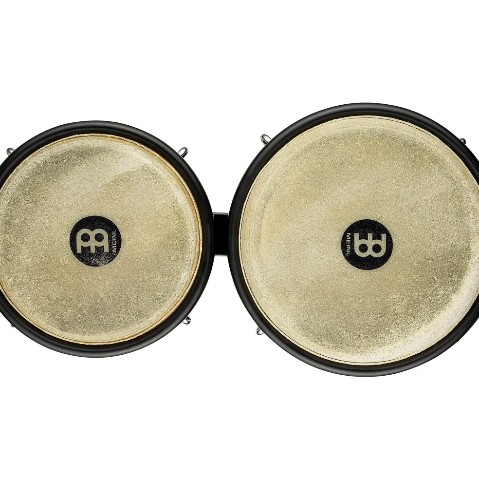 MEINL Headliner Fiberglass Bongo Black 6-3/4 in. and 7-1/2 in.
