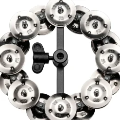 MEINL Headliner Hi Hat Tambourine Steel Jingles Black 2 Row