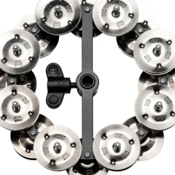 MEINL Headliner Hi Hat Tambourine Steel Jingles Black 2 Row