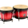 MEINL Headliner Series Wood Bongos Wine Red Burst