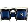 MEINL Headliner Wood Bongos With Ocean Blue Burst Finish