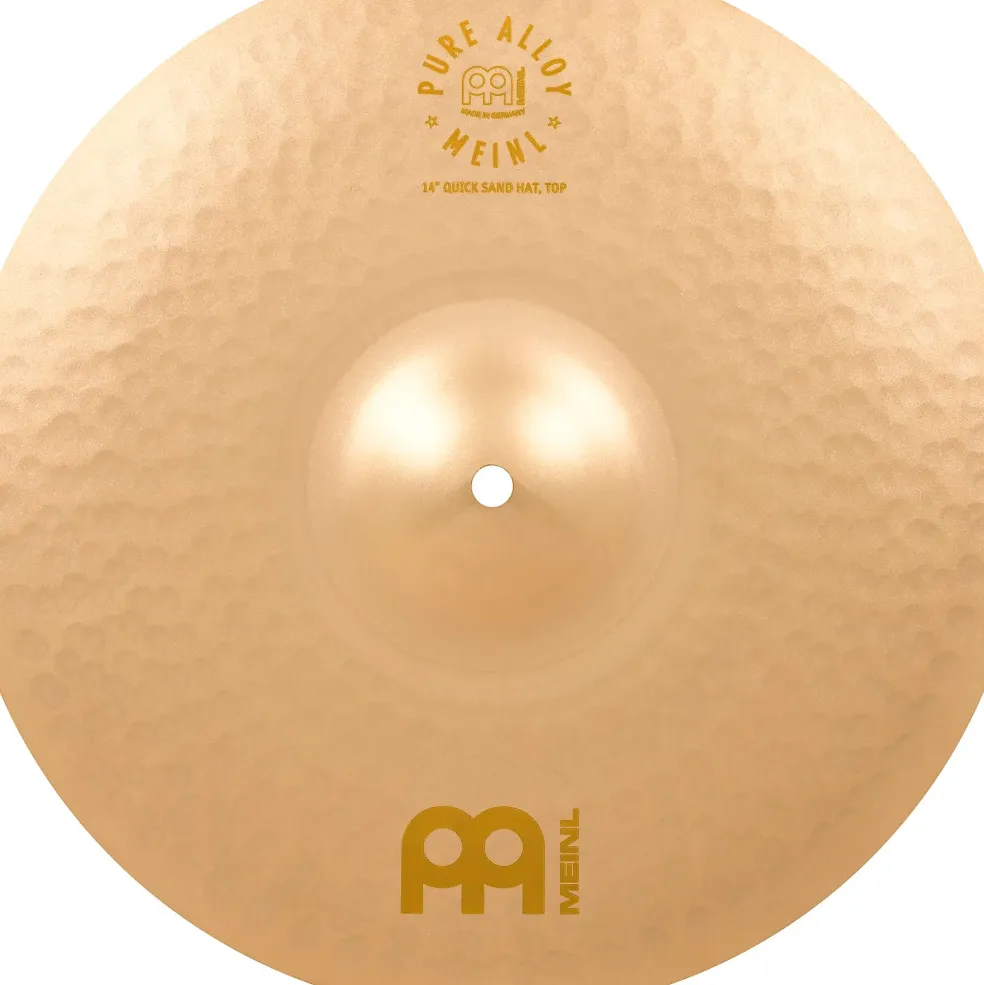 MEINL Pure Alloy Benny Greb Signature Quick Sand Hi-Hat Cymbal Pair 14 in.
