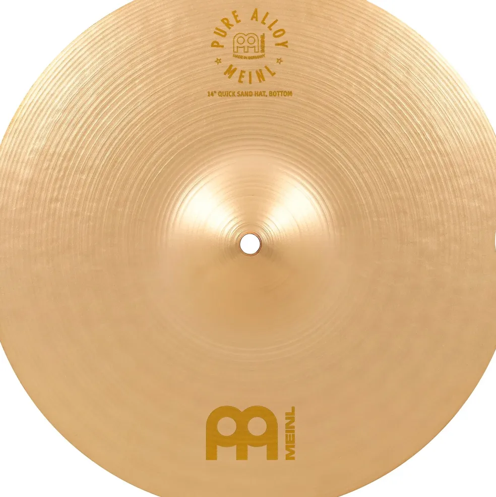 MEINL Pure Alloy Benny Greb Signature Quick Sand Hi-Hat Cymbal Pair 14 in.
