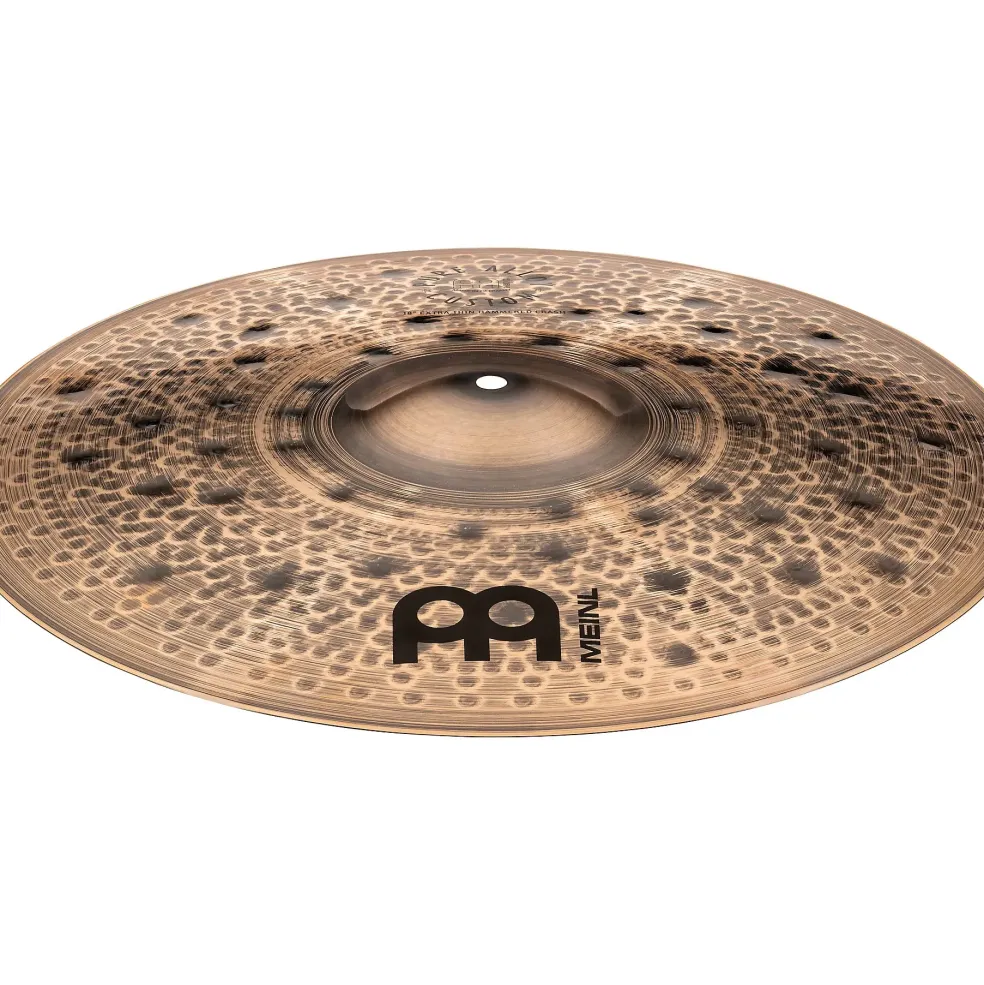 MEINL Pure Alloy Custom Extra Thin Hammered Crash Cymbal 18 in.