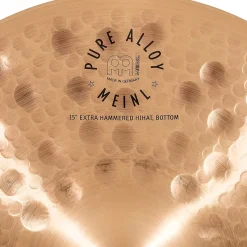 MEINL Pure Alloy Extra Hammered Hi-Hat Pair 15 in.