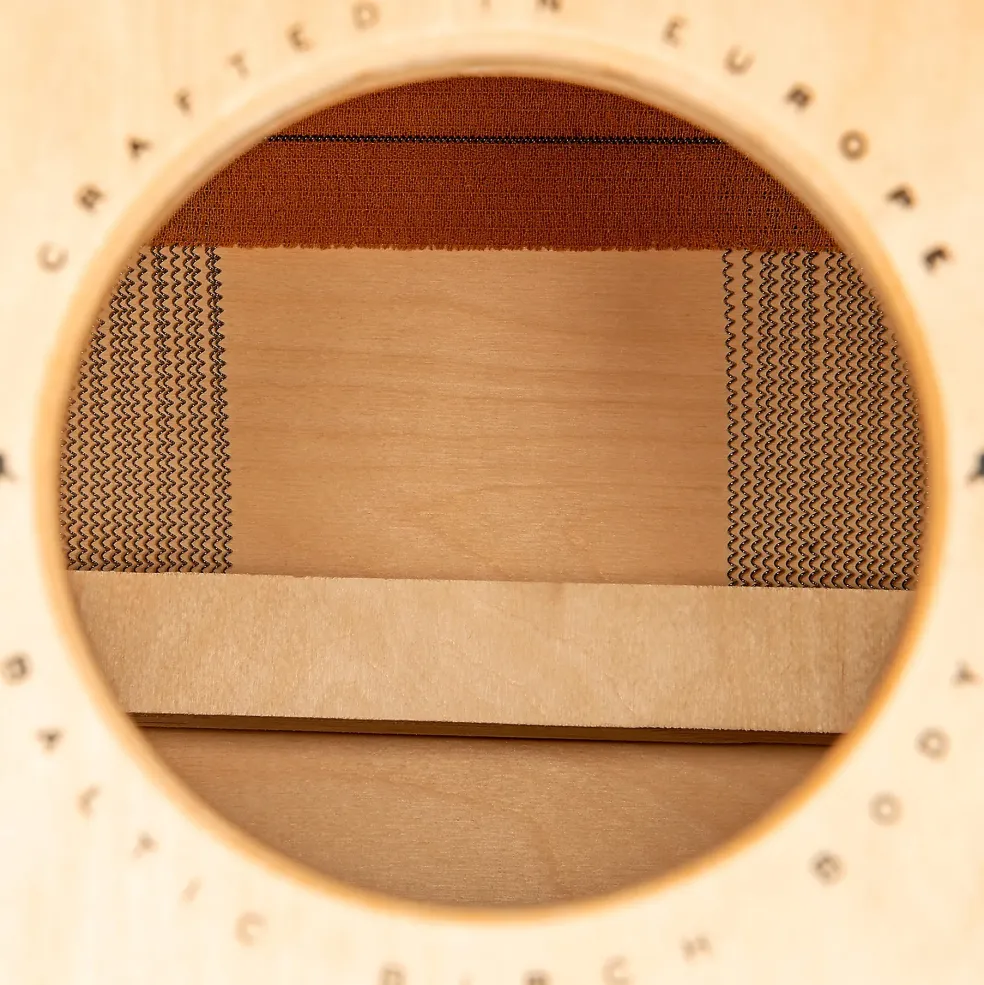MEINL Snarecraft Series Cajon with Heart Ash Frontplate