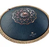 MEINL Sonic Energy 16" Engraved Octave Steel Tongue Drum, Navy Blue