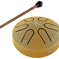 MEINL Sonic Energy A Major Pocket Steel Tongue Drum, Om