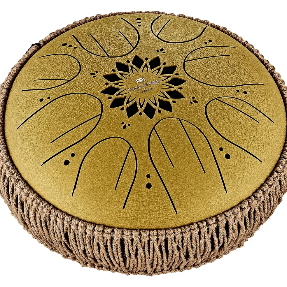 MEINL Sonic Energy C Major Medium Octave Steel Tongue Drum Gold