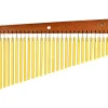 MEINL Sonic Energy CH27WB Single Row Chimes With 27 Gold-Anodized Aluminum Alloy Bars, Walnut Brown