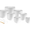 MEINL Sonic Energy Crystal Singing Bowl Chakra Set