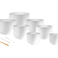 MEINL Sonic Energy Crystal Singing Bowl Chakra Set