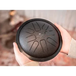 MEINL Sonic Energy F Minor Small Steel Tongue Drum Black