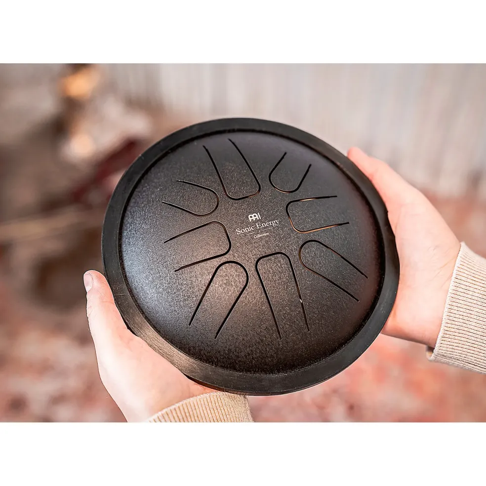MEINL Sonic Energy F Minor Small Steel Tongue Drum Black