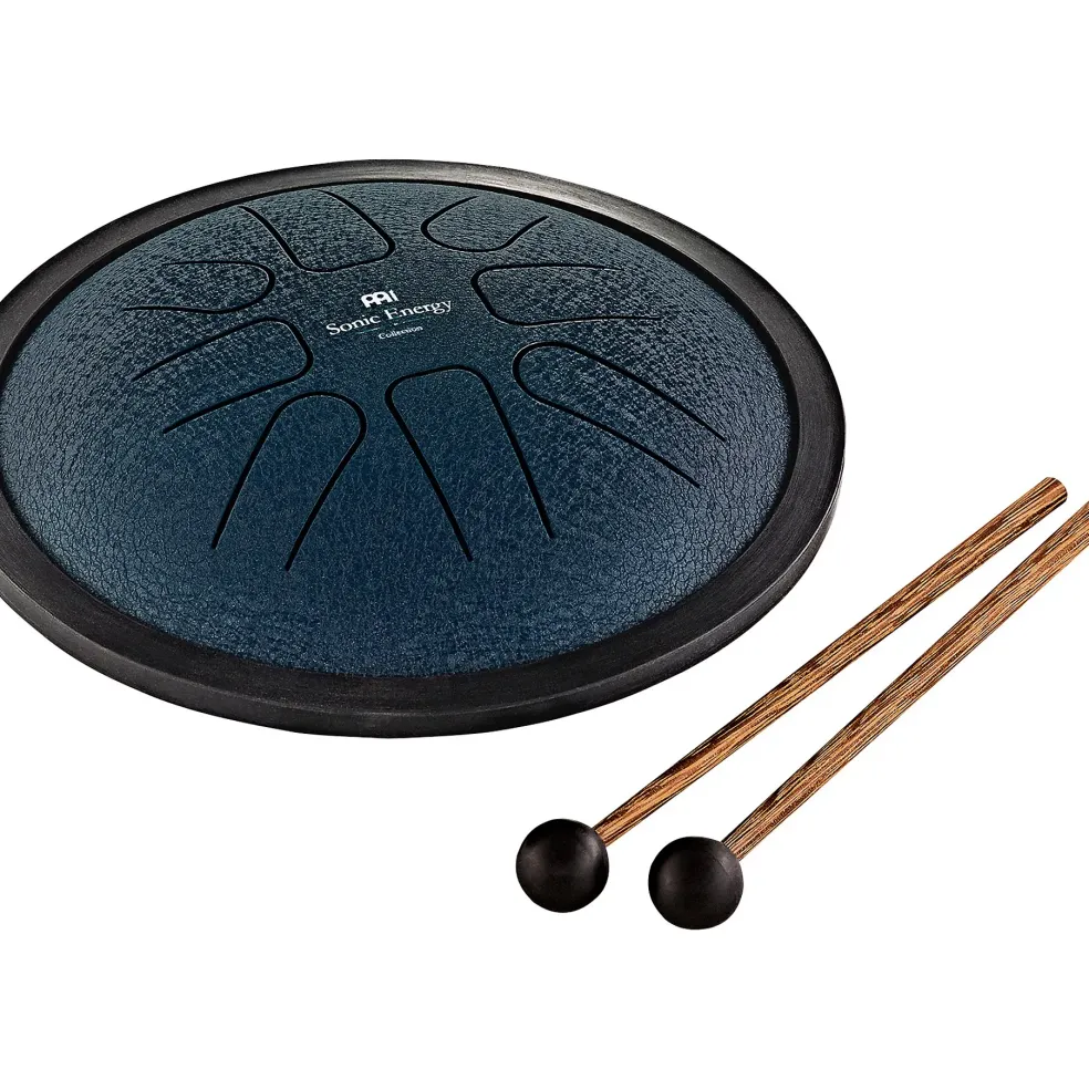 MEINL Sonic Energy G Minor Small Steel Tongue Drum Navy Blue