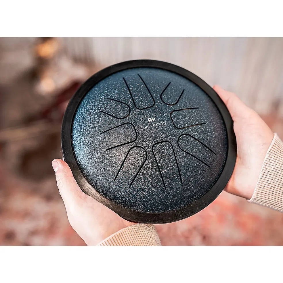 MEINL Sonic Energy G Minor Small Steel Tongue Drum Navy Blue